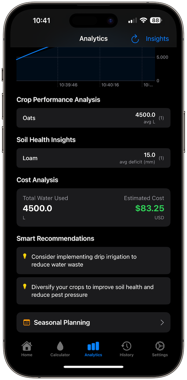 irrigation-calculator screenshot 8